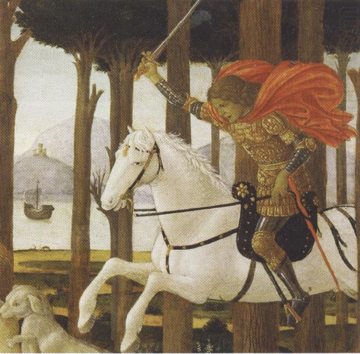 Sandro Botticelli Novella di Nastogio degli Onesti (mk36) china oil painting image
